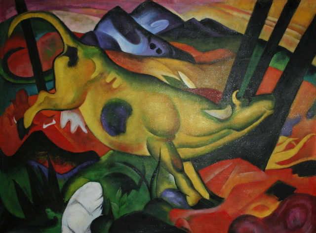 Deutsche-Politik-News.de | Die gelbe Kuh von Franz Marc - Original von 1911